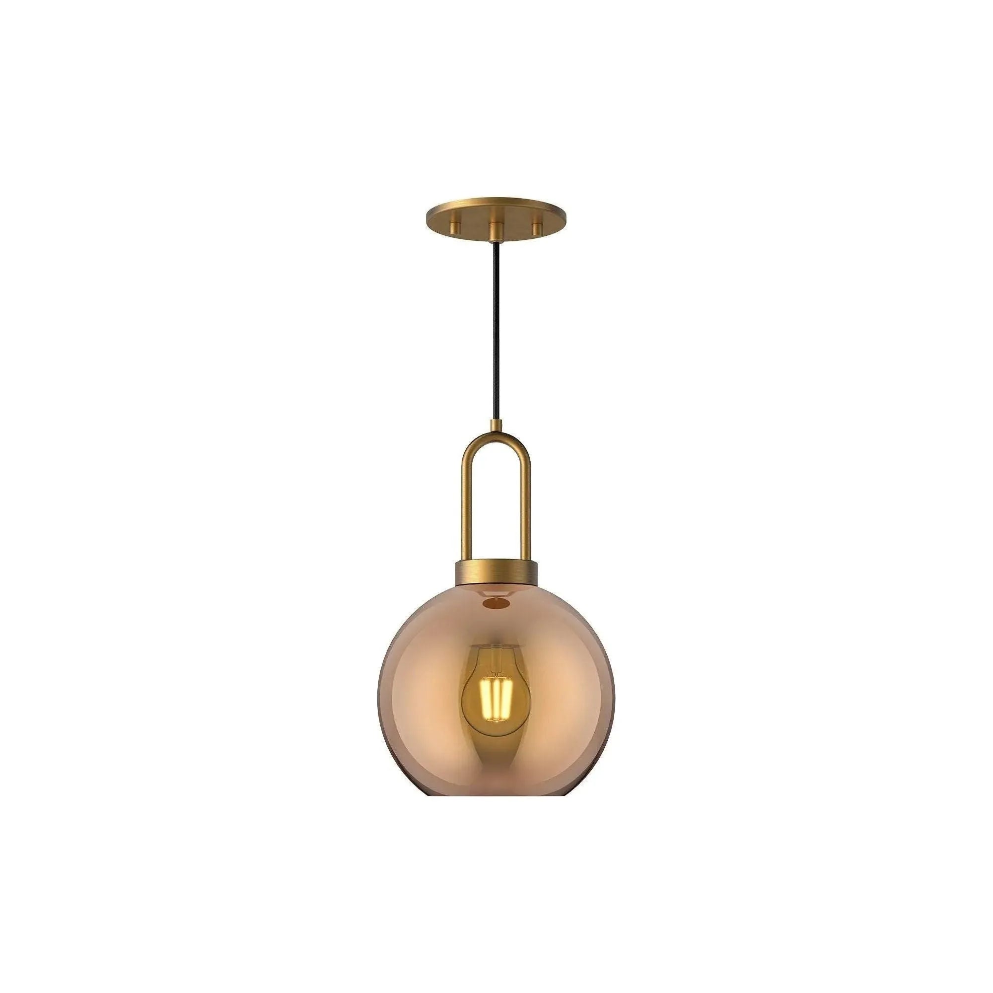 Alora Lighting - Soji Cylinder Pendant - PD601608AGCP | Montreal Lighting & Hardware