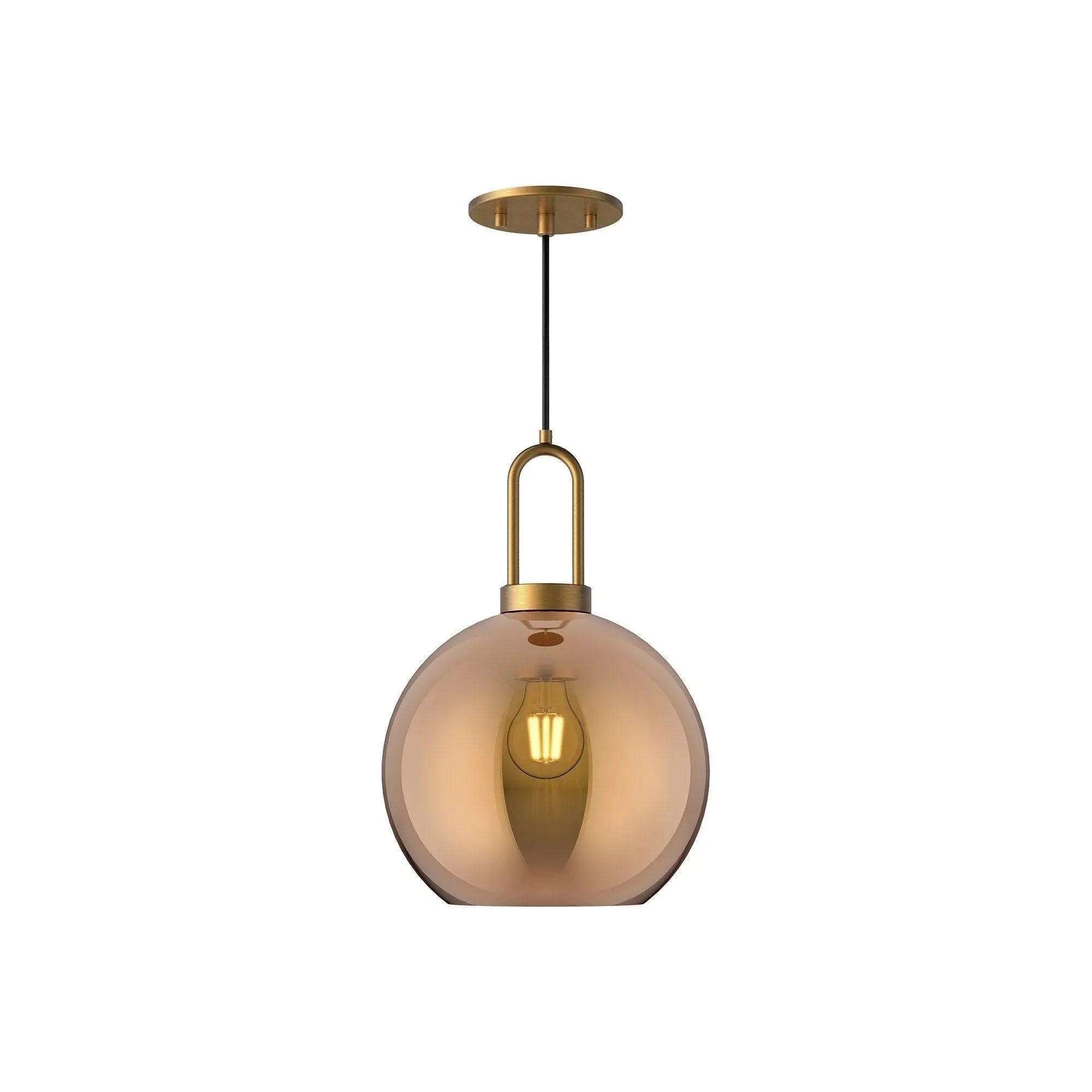 Alora Lighting - Soji Globe Pendant - PD601710AGCP | Montreal Lighting & Hardware