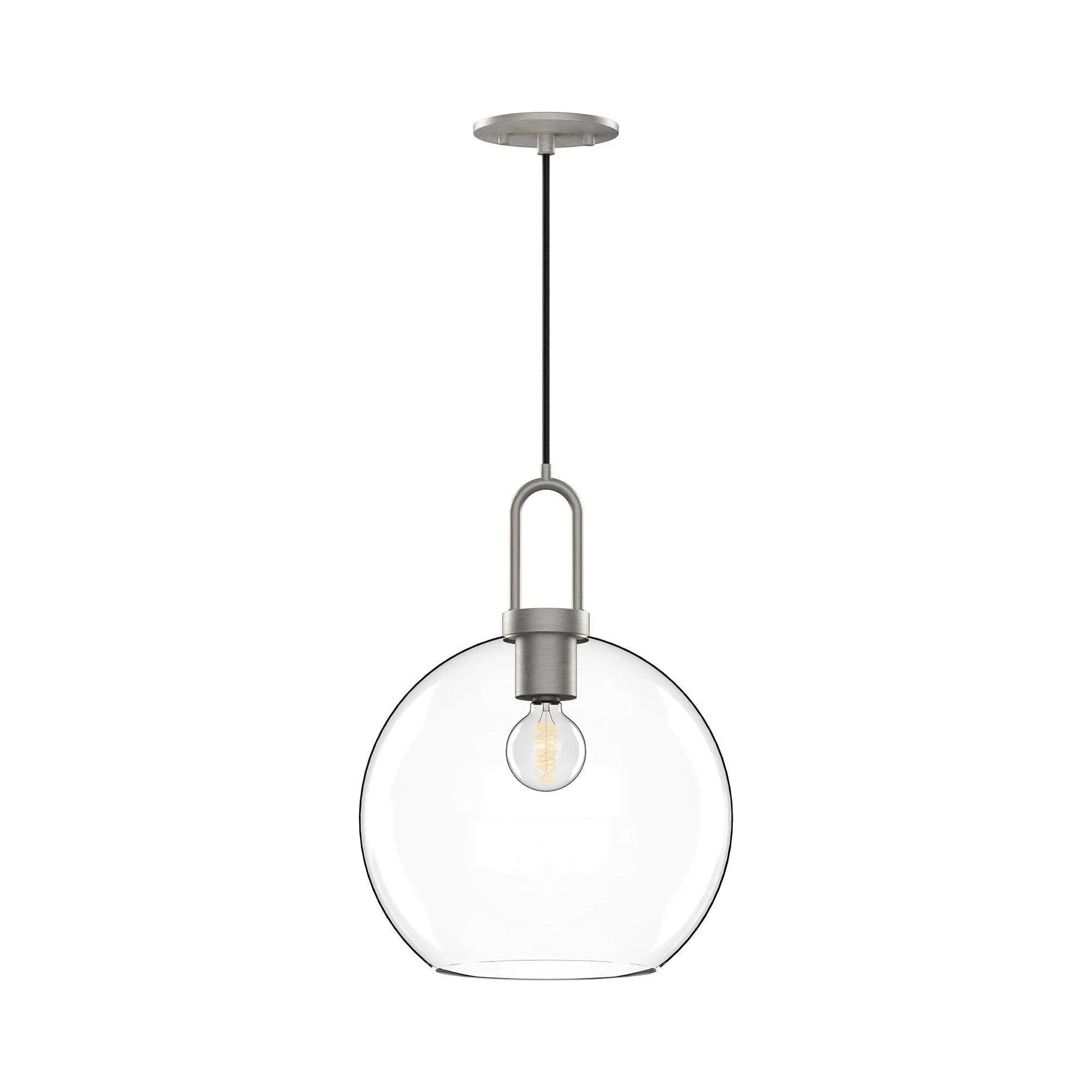 Alora Lighting - Soji Globe Pendant - PD601710BNCL | Montreal Lighting & Hardware