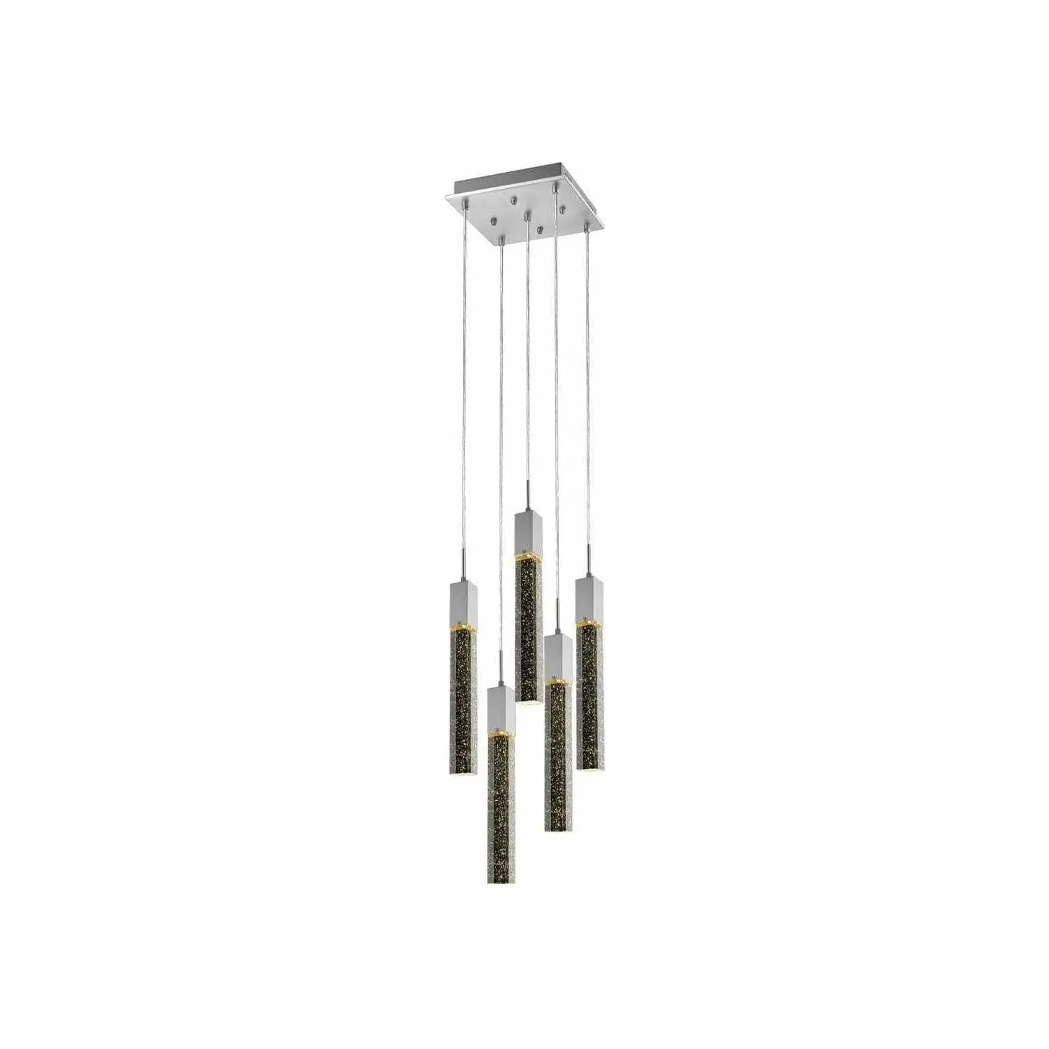 Avenue Lighting - Glacier 5 Pendant - HF1900-5-GL-CH | Montreal Lighting & Hardware