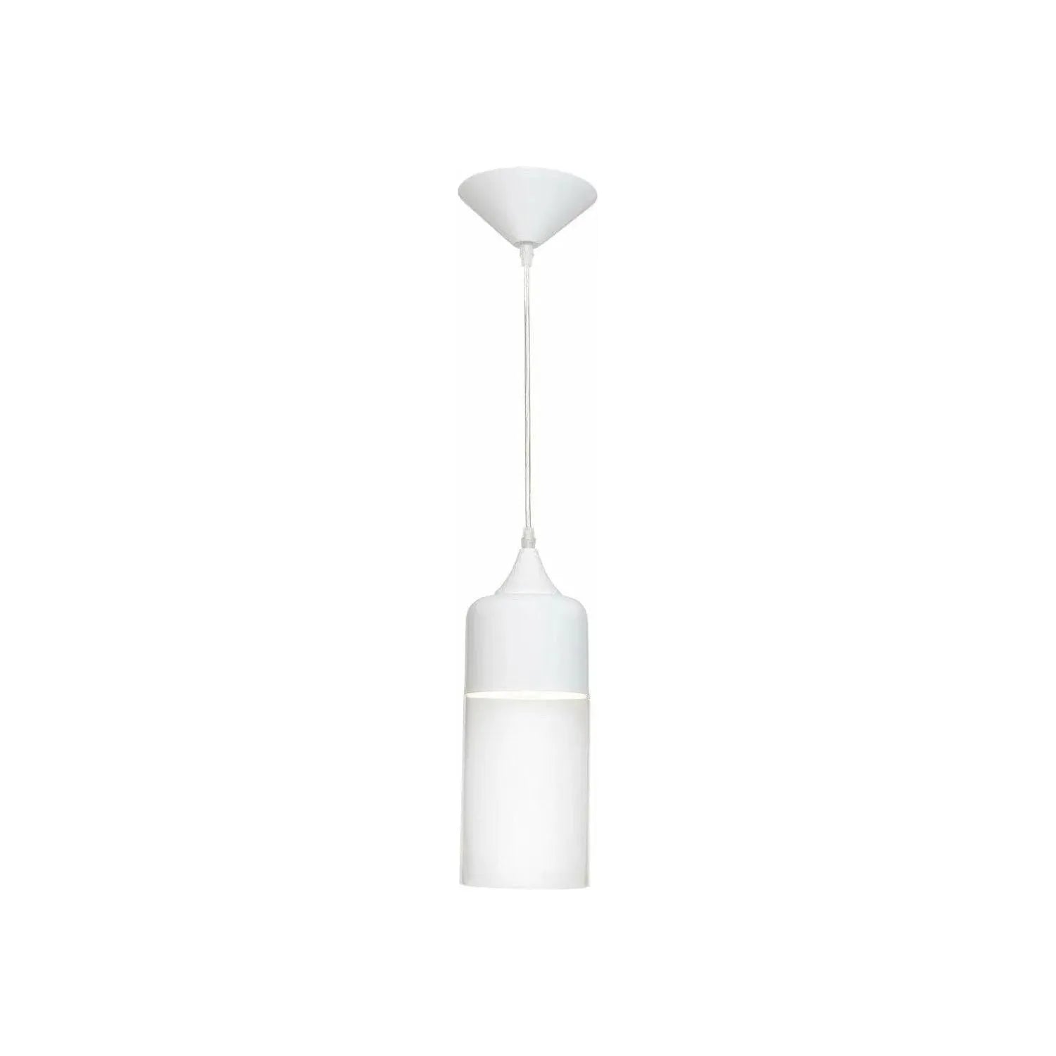 Avenue Lighting - Robertson Blvd. Cylinder Pendant - HF9112-WHT | Montreal Lighting & Hardware