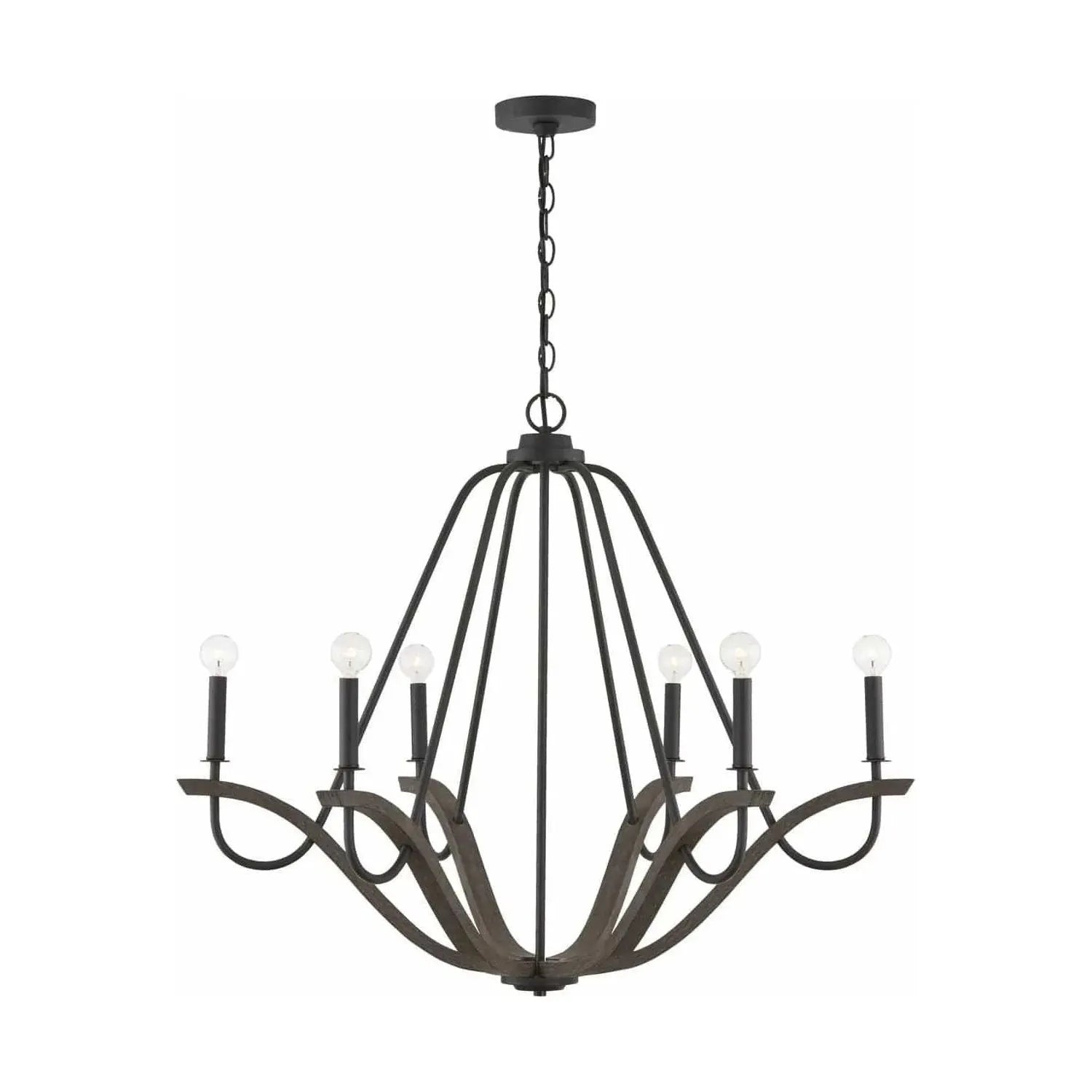 Capital Lighting Fixture Company - Clive Chandelier - 447661CK | Montreal Lighting & Hardware