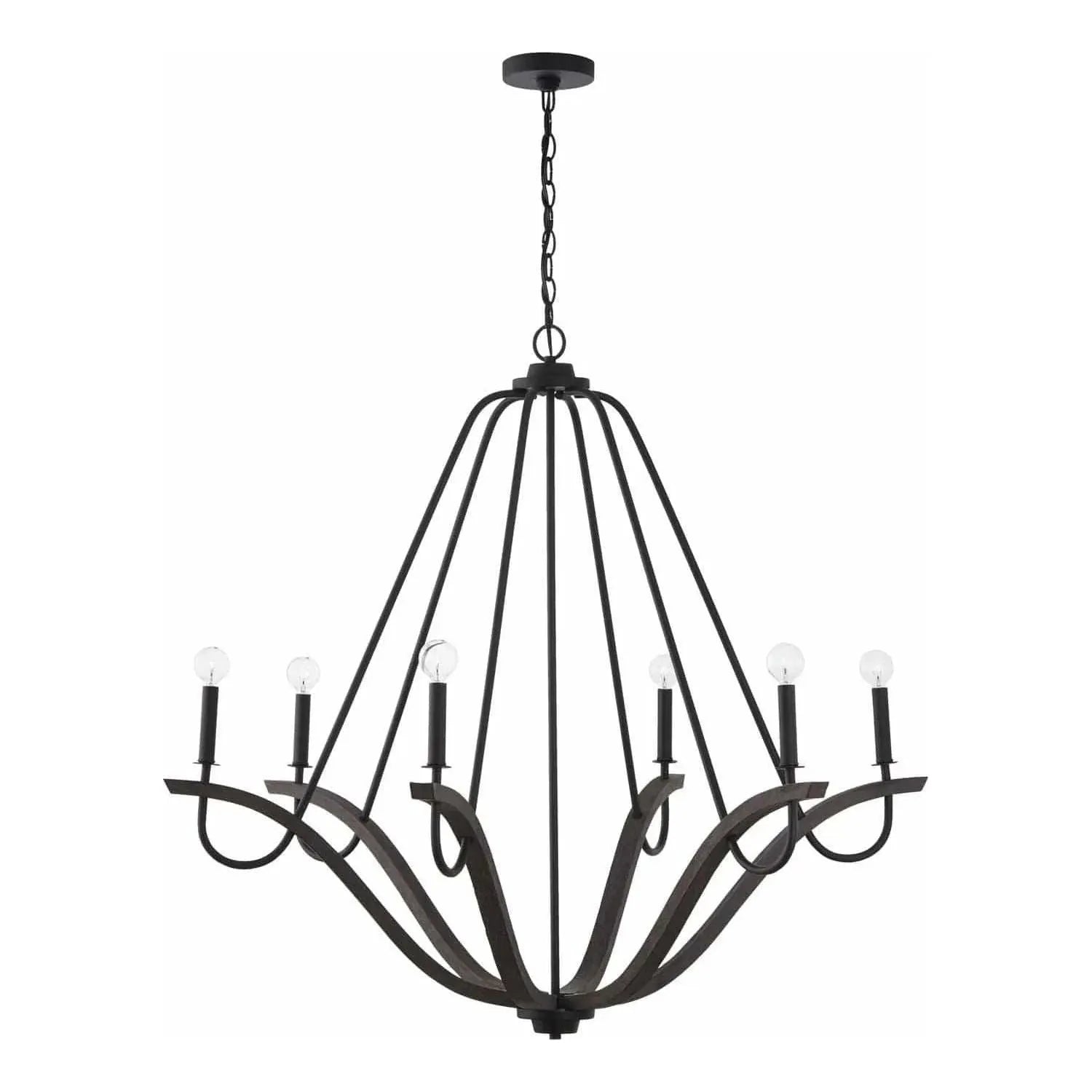 Capital Lighting Fixture Company - Clive Chandelier - 447662CK | Montreal Lighting & Hardware