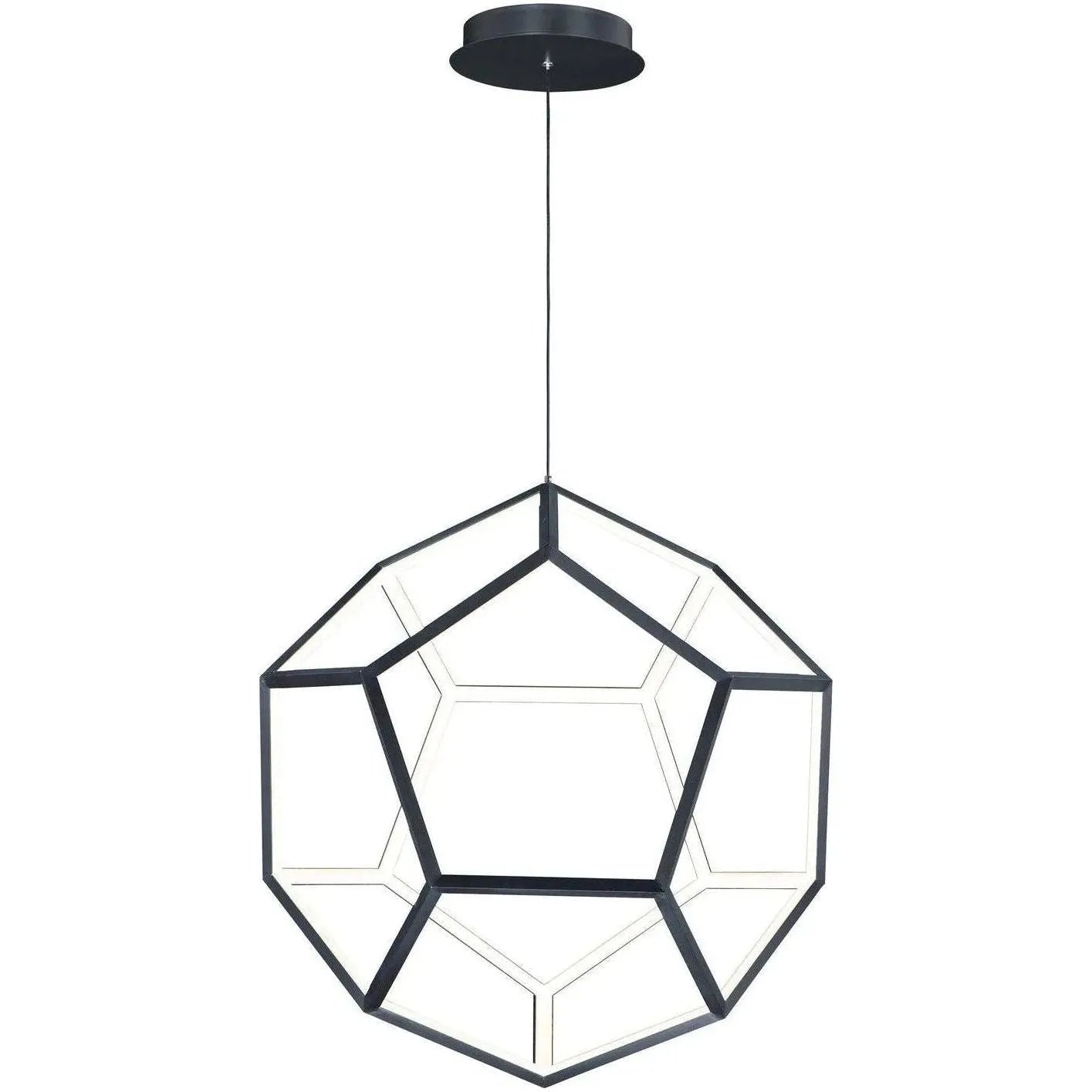 ET2 Lighting - Penta LED Pendant - E25106-BK | Montreal Lighting & Hardware