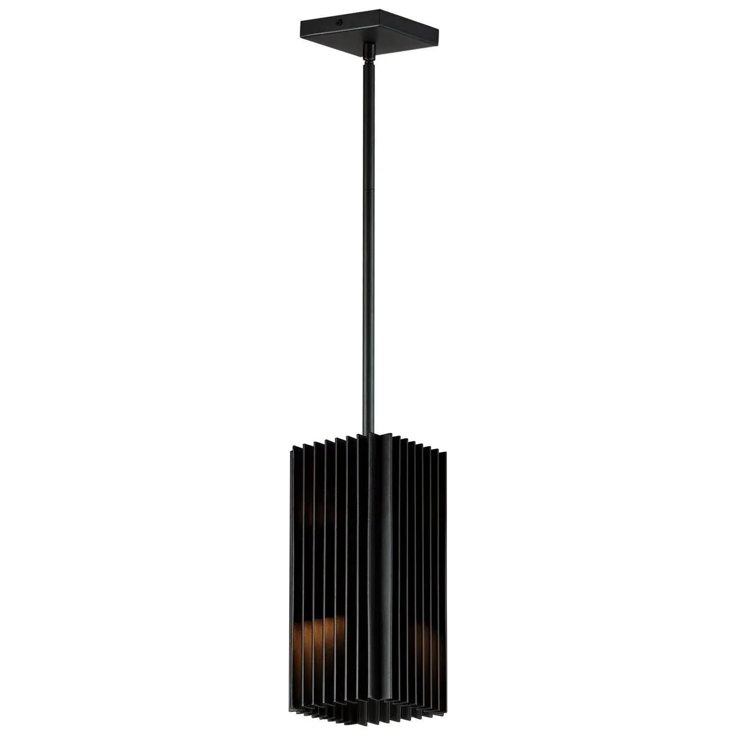 ET2 Lighting - Rampart LED Outdoor Pendant - E30119-BK | Montreal Lighting & Hardware