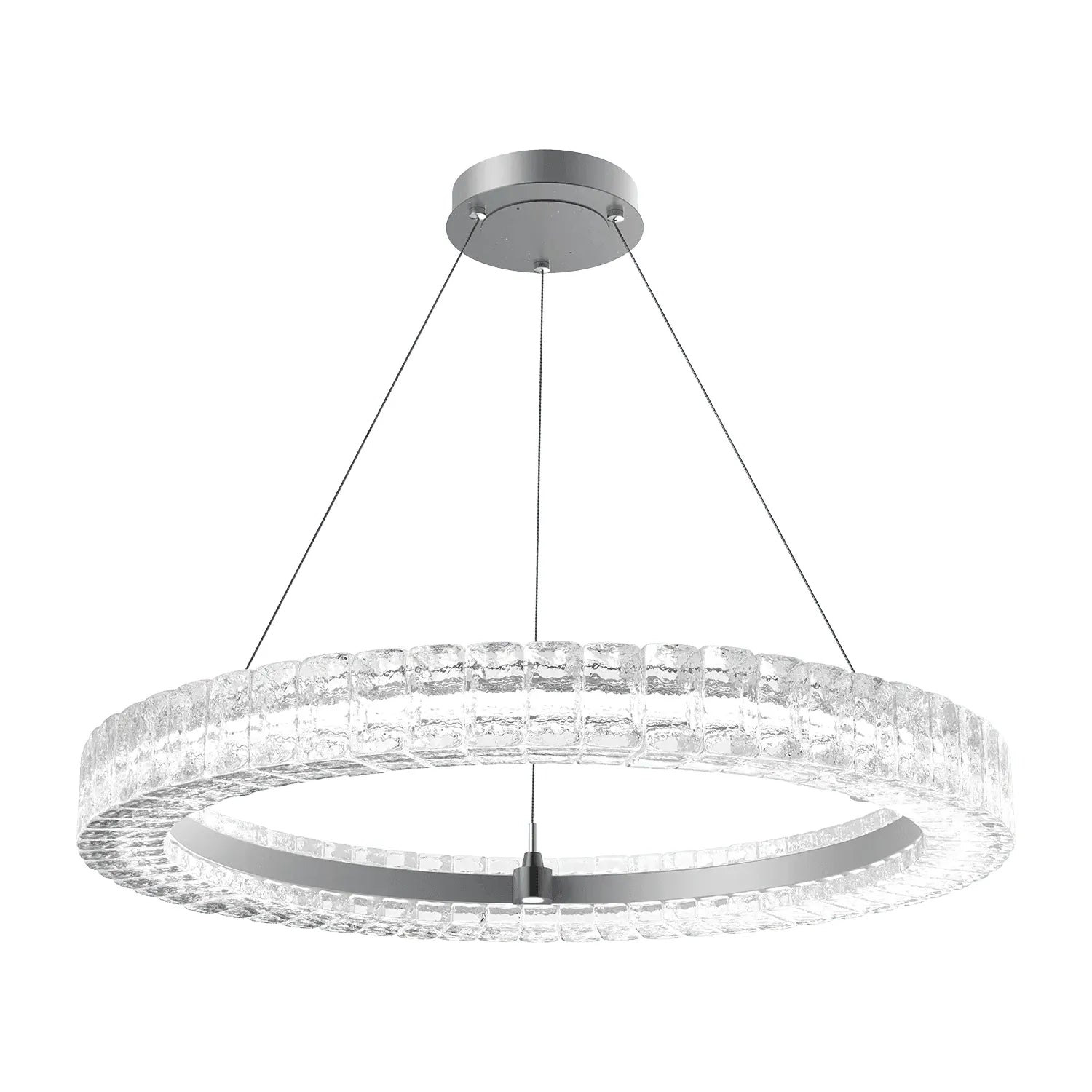 Hammerton Studio - Asscher Ring Chandelier - CHB0080-36-CS-AC-CA1-L3 | Montreal Lighting & Hardware