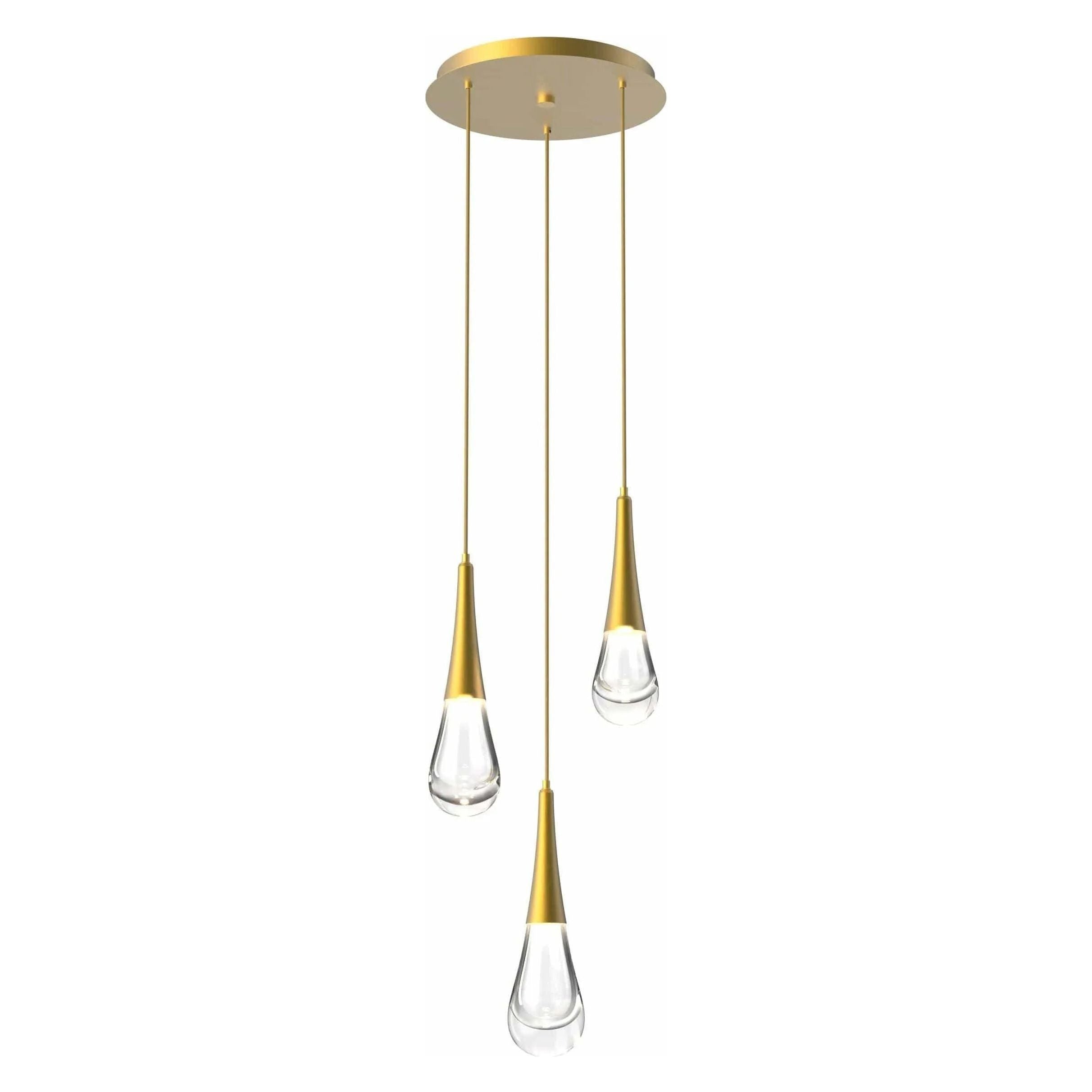 Hammerton Studio - Raindrop Round Multi-Port - CHB0078-03-BB-C-C01-L1 | Montreal Lighting & Hardware