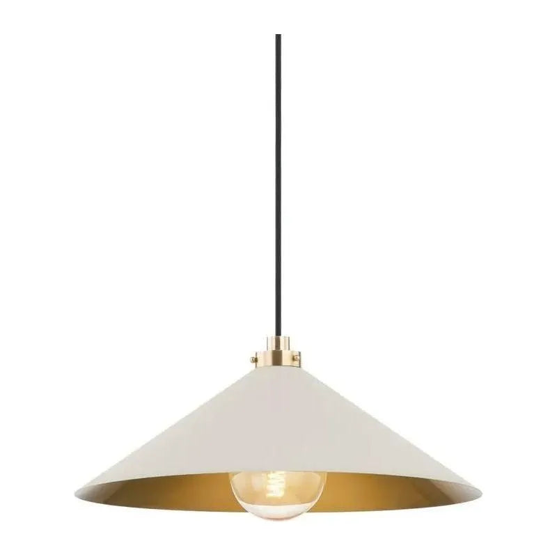 Hudson Valley Lighting - Clivedon Pendant - MDS1402-AGB/OW | Montreal Lighting & Hardware