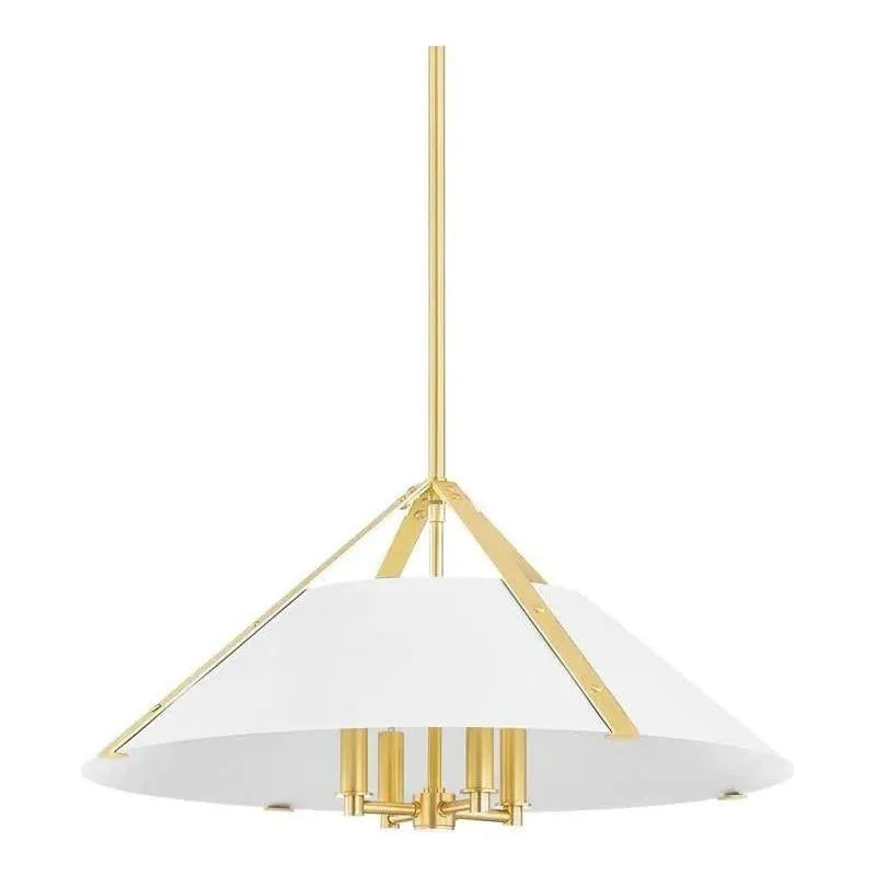 Hudson Valley Lighting - Raymond Pendant - 6726-AGB/SWH | Montreal Lighting & Hardware