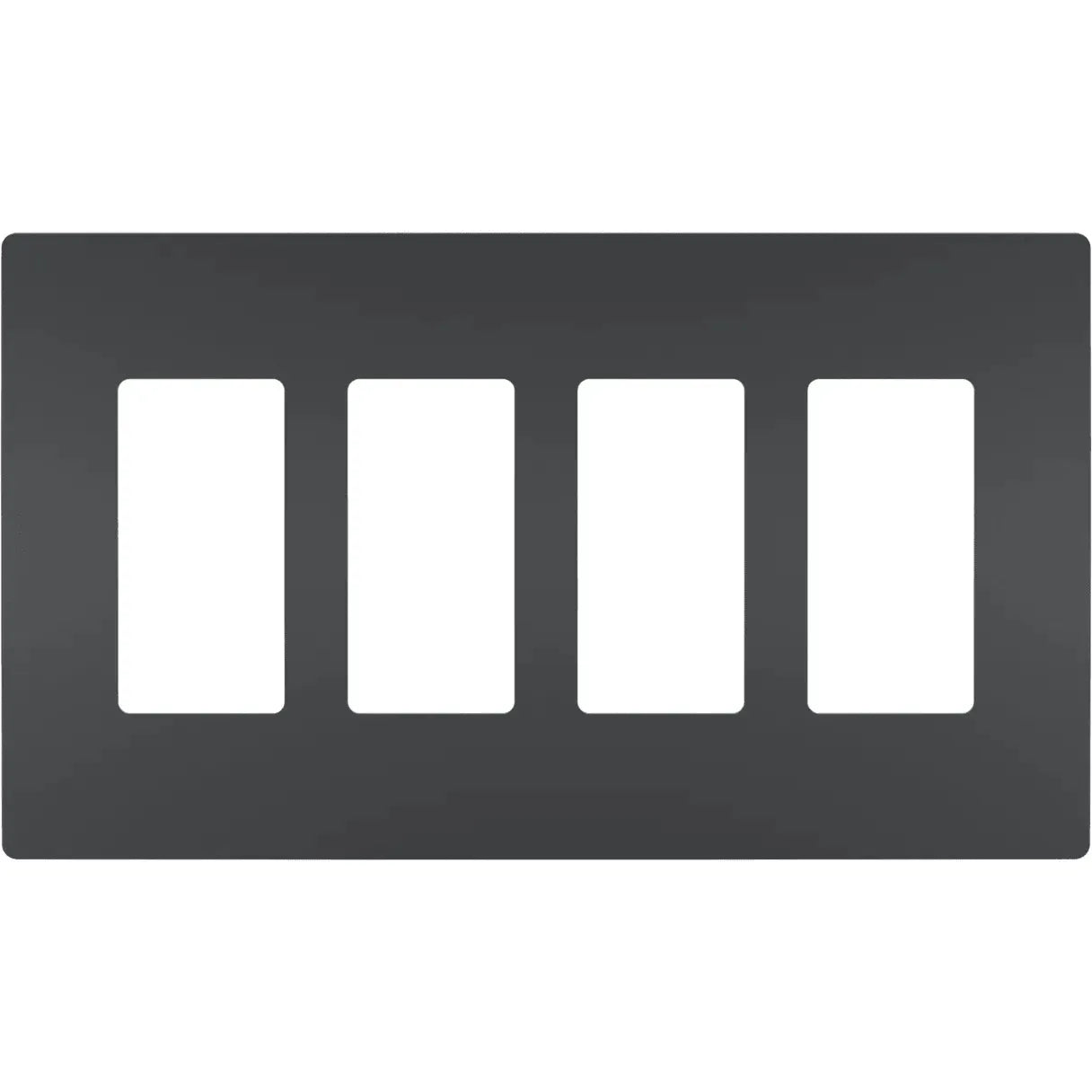Legrand Radiant - radiant® Four-Gang Screwless Wall Plate - RWP264GCC6 | Montreal Lighting & Hardware