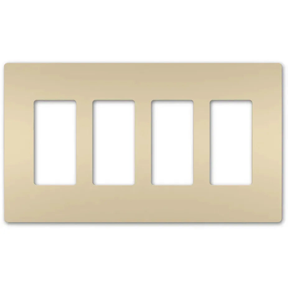 Legrand Radiant - radiant® Four-Gang Screwless Wall Plate - RWP264I | Montreal Lighting & Hardware