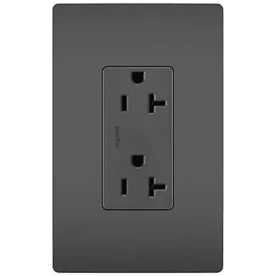 Legrand Radiant - radiant® Spec Grade 20A Tamper Resistant Receptacle - TR26352RBK | Montreal Lighting & Hardware