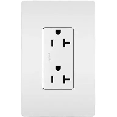 Legrand Radiant - radiant® Spec Grade 20A Tamper Resistant Receptacle - TR26352RW | Montreal Lighting & Hardware