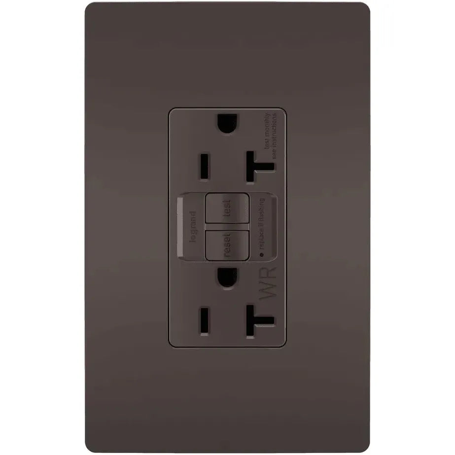 Legrand Radiant - radiant® Spec Grade 20A Weather Resistant Self Test GFCI Receptacle - 2097TRWR | Montreal Lighting & Hardware