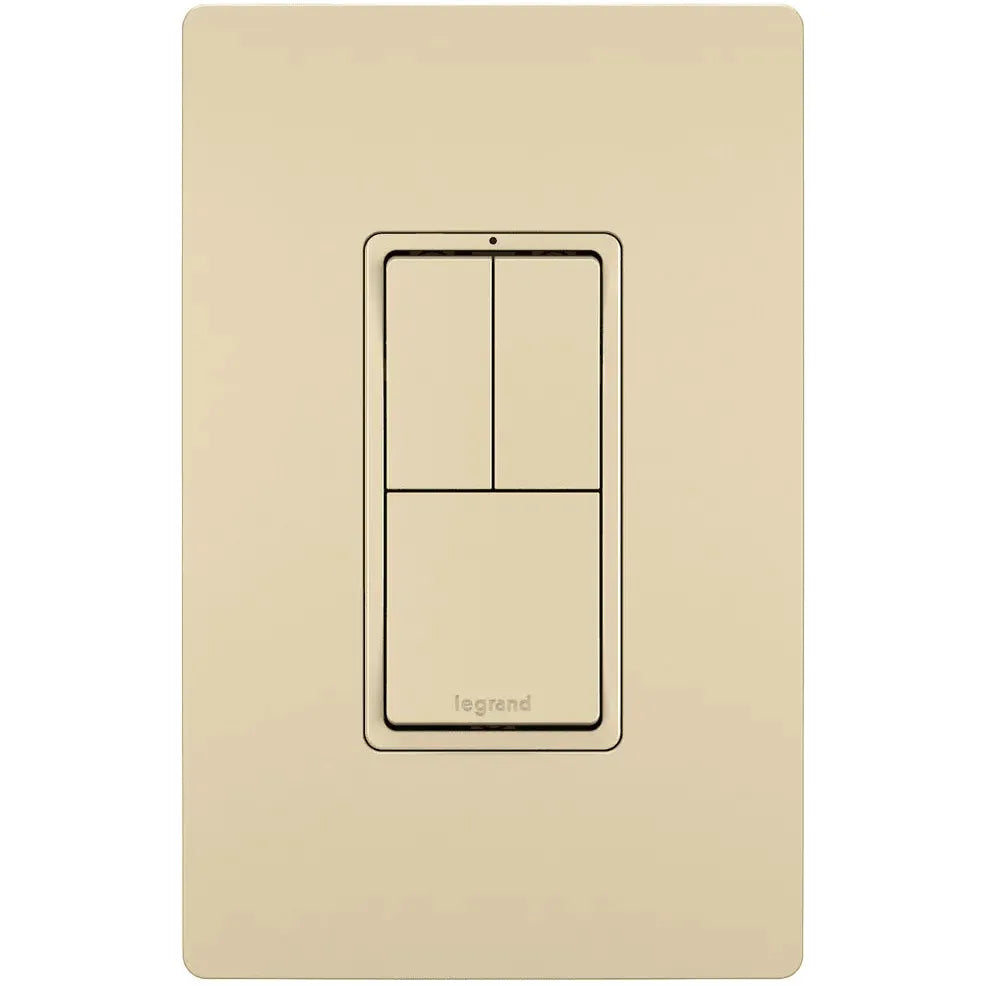 Legrand Radiant - radiant® Two Single-Pole Switches and Single Pole/3-Way Switch - RCD113I | Montreal Lighting & Hardware
