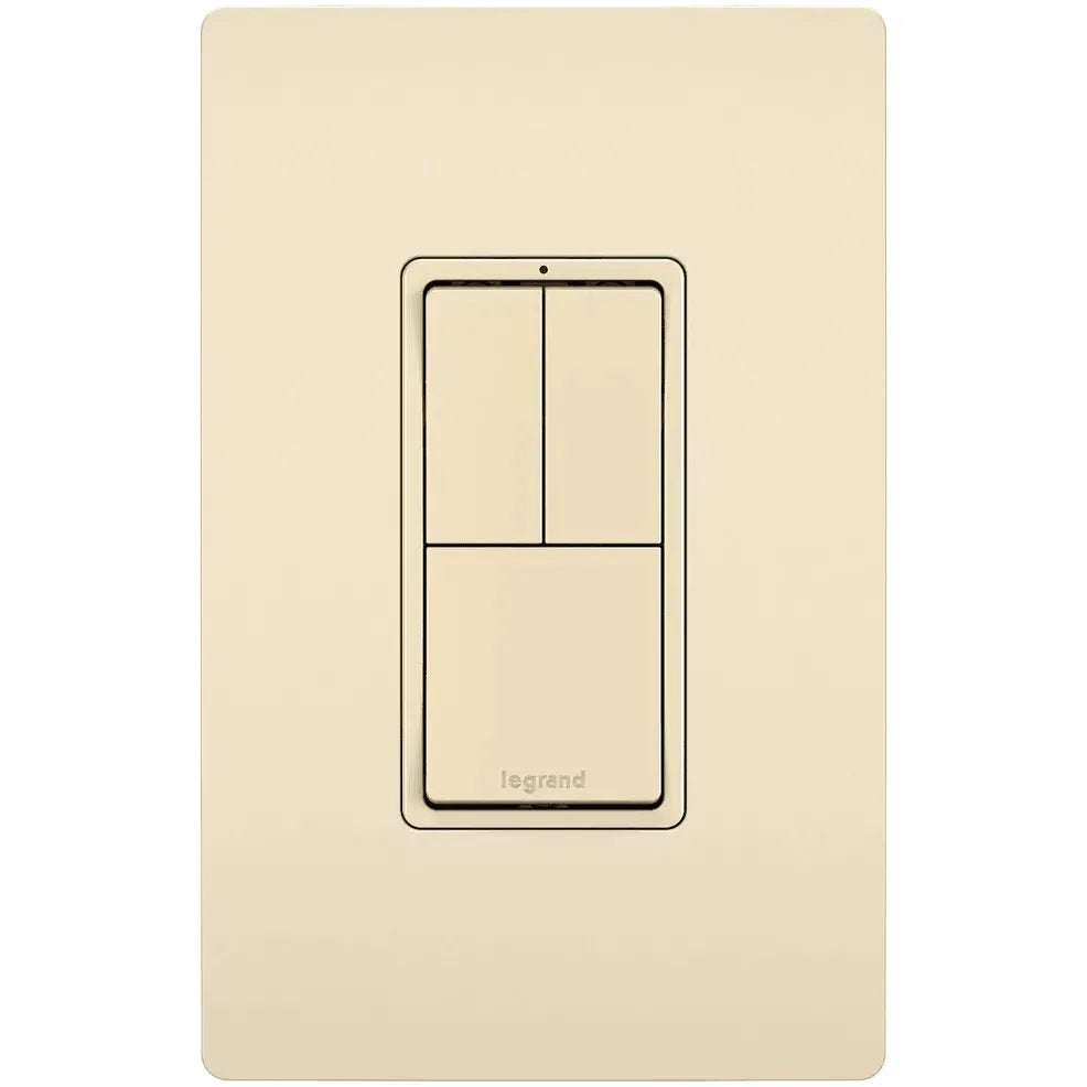 Legrand Radiant - radiant® Two Single-Pole Switches and Single Pole/3-Way Switch - RCD113LA | Montreal Lighting & Hardware