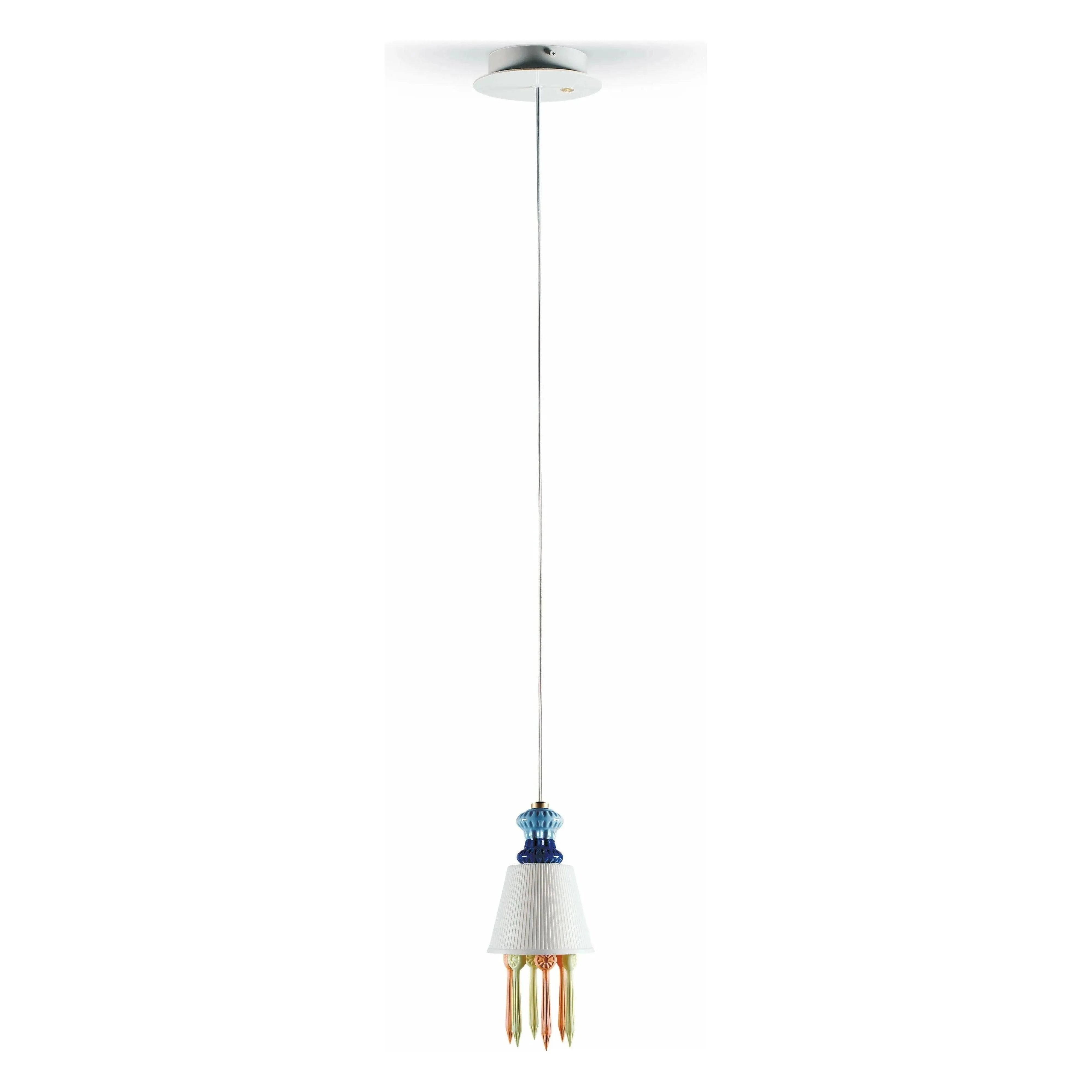 Lladro - Belle de Nuit Ceiling Lamp with Lithophane - 01023446 | Montreal Lighting & Hardware