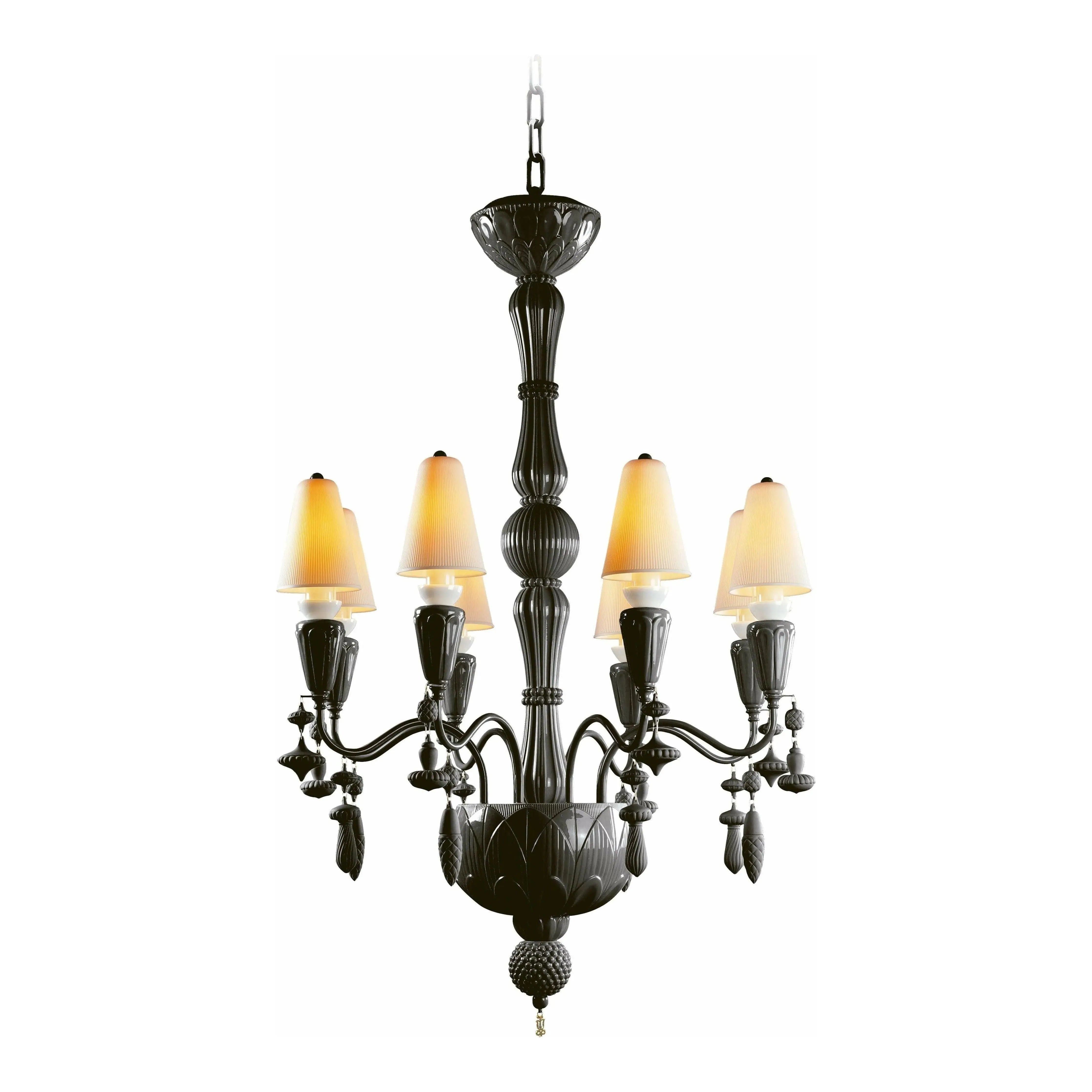 Lladro - Ivy & Seed 8 Lights Chandelier - 01023814 | Montreal Lighting & Hardware