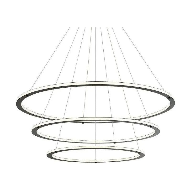 Matteo Lighting - Victoria LED Triple Pendant - C66196BK | Montreal Lighting & Hardware