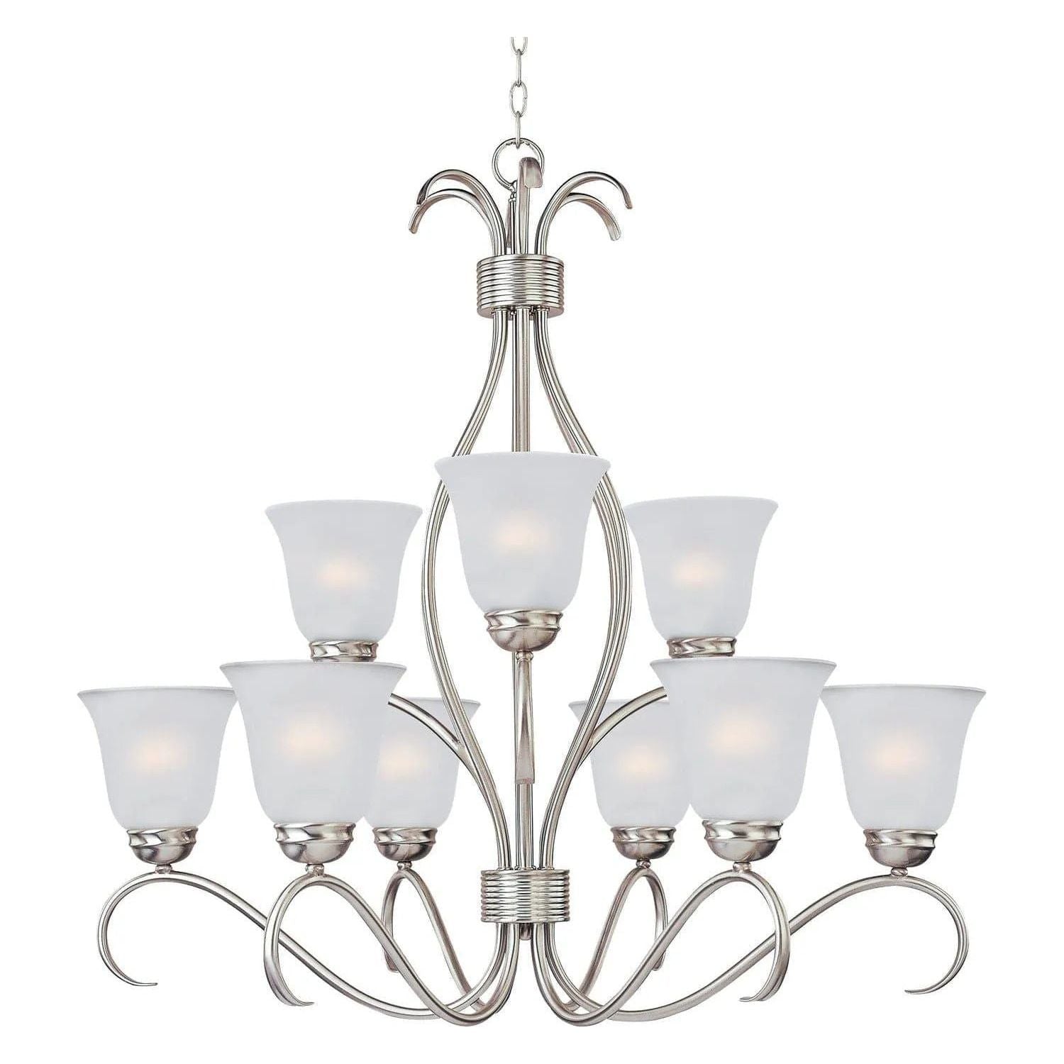 Maxim Lighting - Basix Chandelier - 10128FTSN | Montreal Lighting & Hardware
