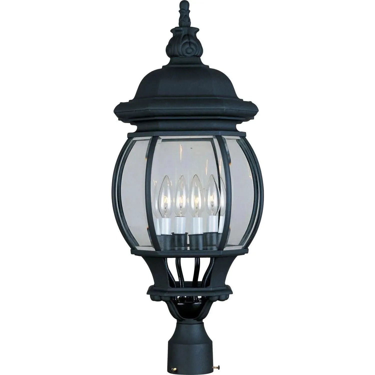 Maxim Lighting - Crown Hill Outdoor Pole/Post Lantern - 1038BK | Montreal Lighting & Hardware