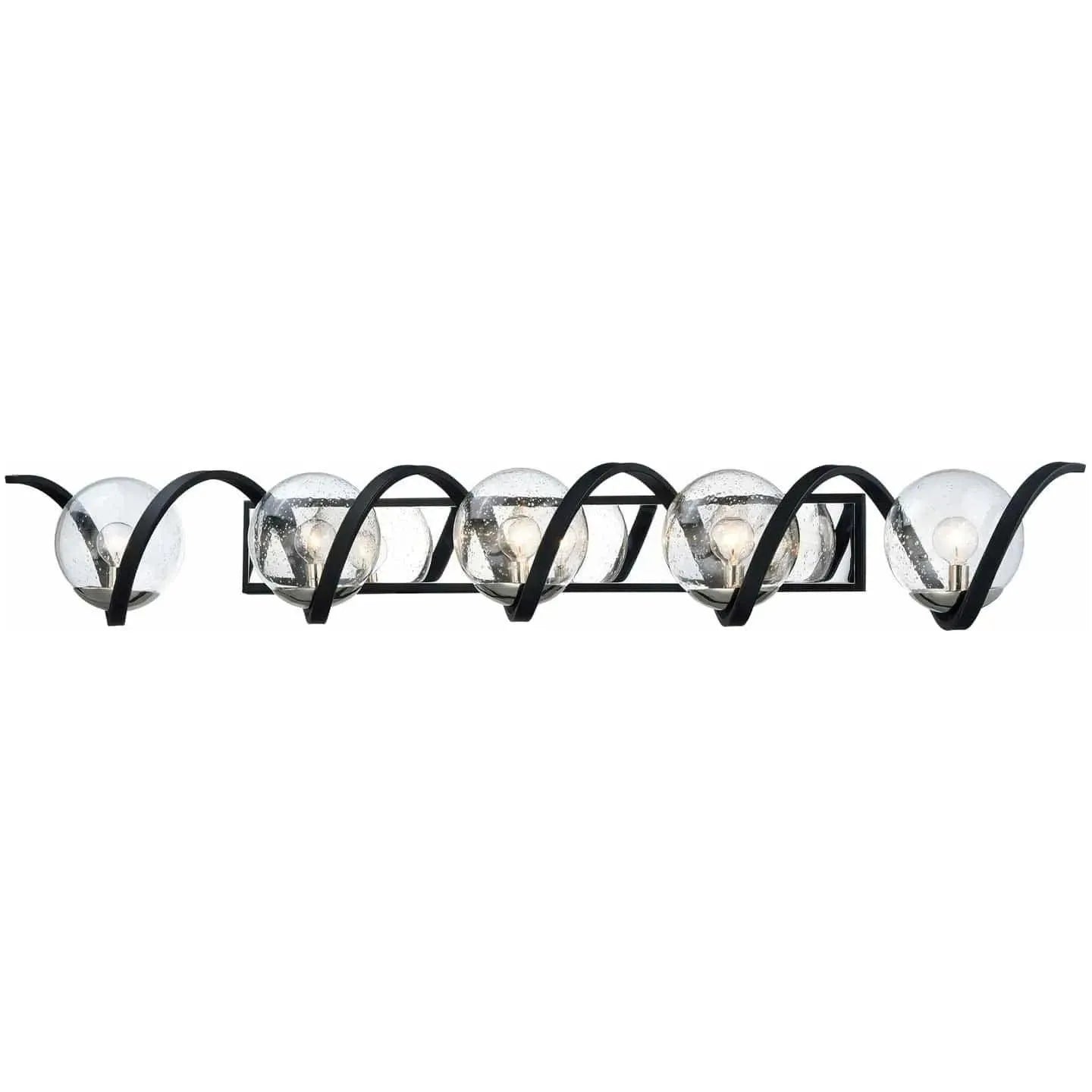 Maxim Lighting - Curlicue Bath Vanity - 35107CDBKPN | Montreal Lighting & Hardware