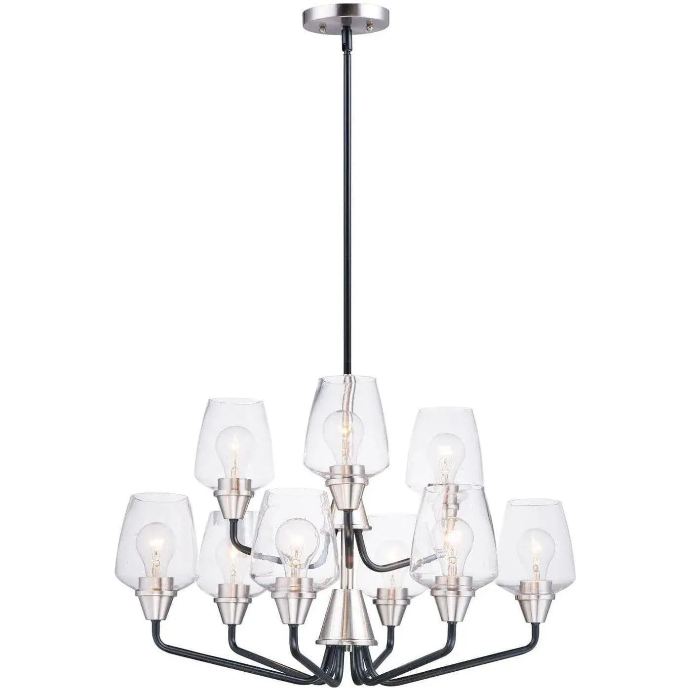 Maxim Lighting - Goblet Chandelier - 26127CLBKSN | Montreal Lighting & Hardware