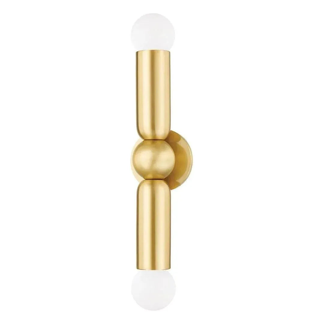 Mitzi - Lolly Double Wall Sconce - H720102-AGB | Montreal Lighting & Hardware