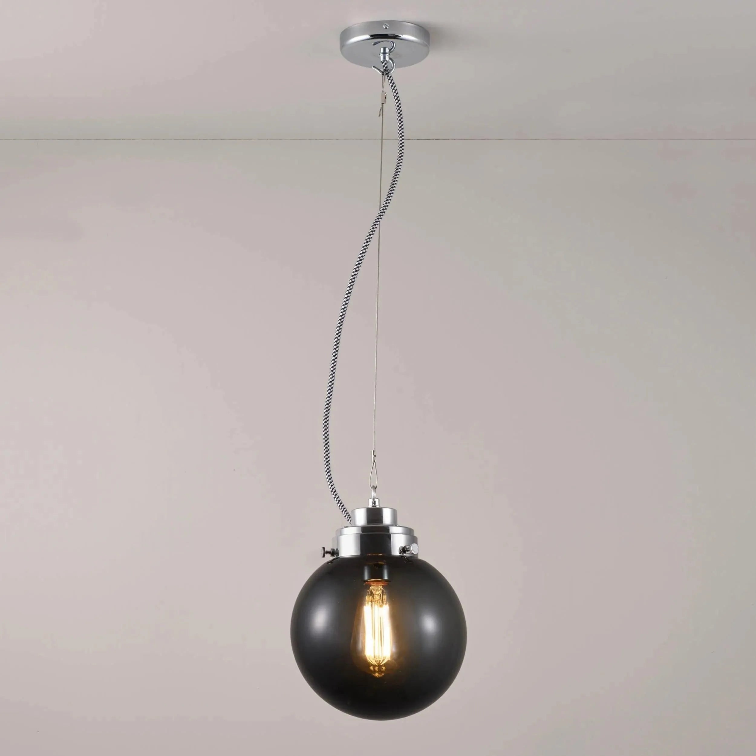 Original BTC - Small Globe Pendant - US-FP540AN/CH | Montreal Lighting & Hardware