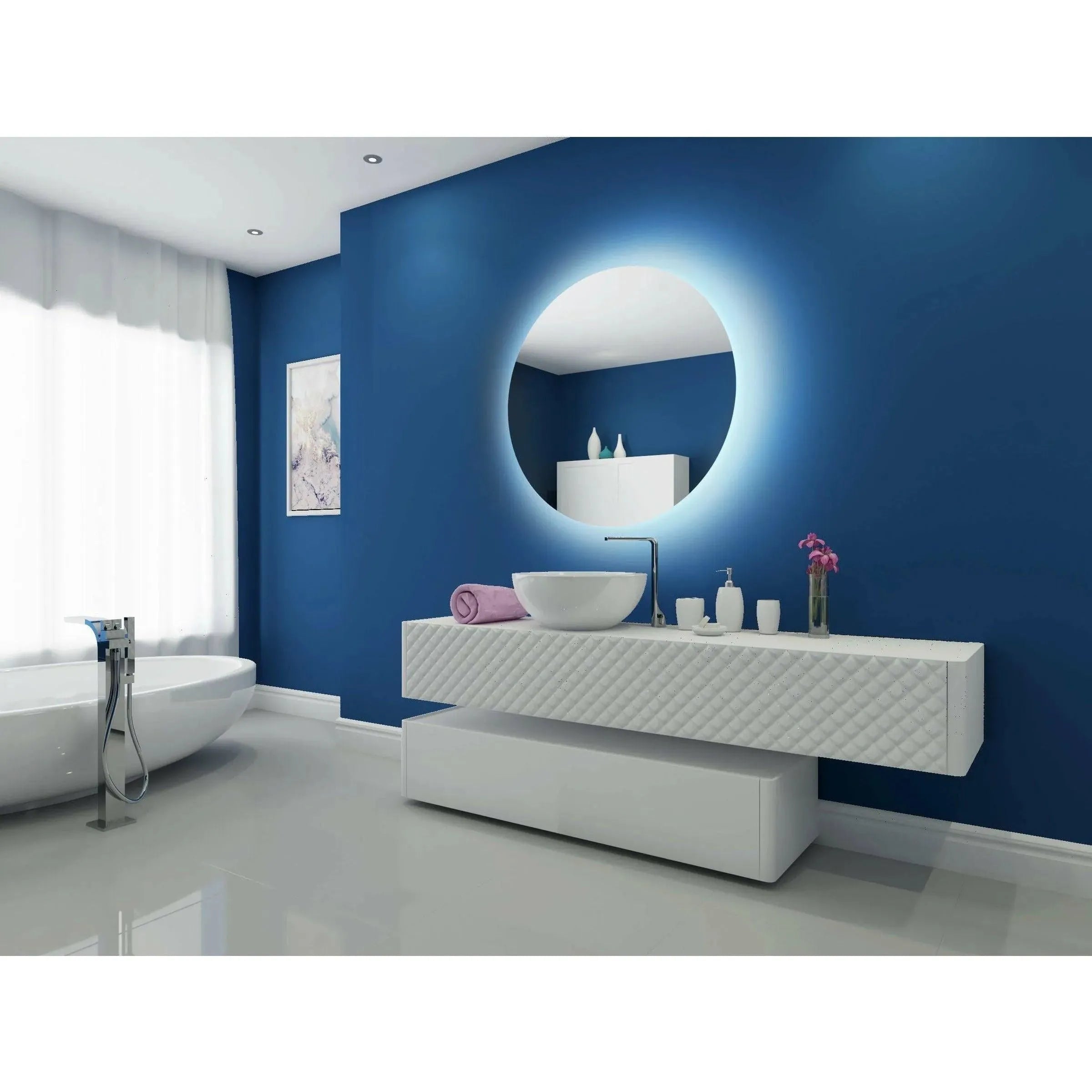 Paris Mirror - Original Round Backlit LED Mirror - ORIGR32323000 | Montreal Lighting & Hardware