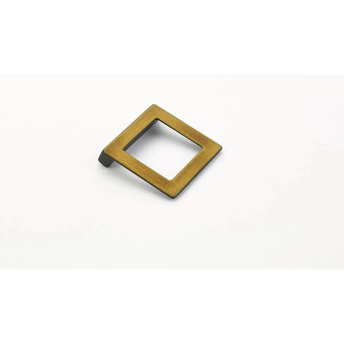 Schaub - Finestrino Angled Square Pull - 450-BRBZ | Montreal Lighting & Hardware
