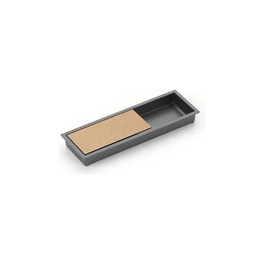 Schaub - MODO Rectangular Recessed Pull - 1210-GM/PRG | Montreal Lighting & Hardware