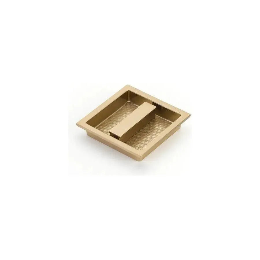 Schaub - MODO Square Recessed Pull - 1207-SSB | Montreal Lighting & Hardware