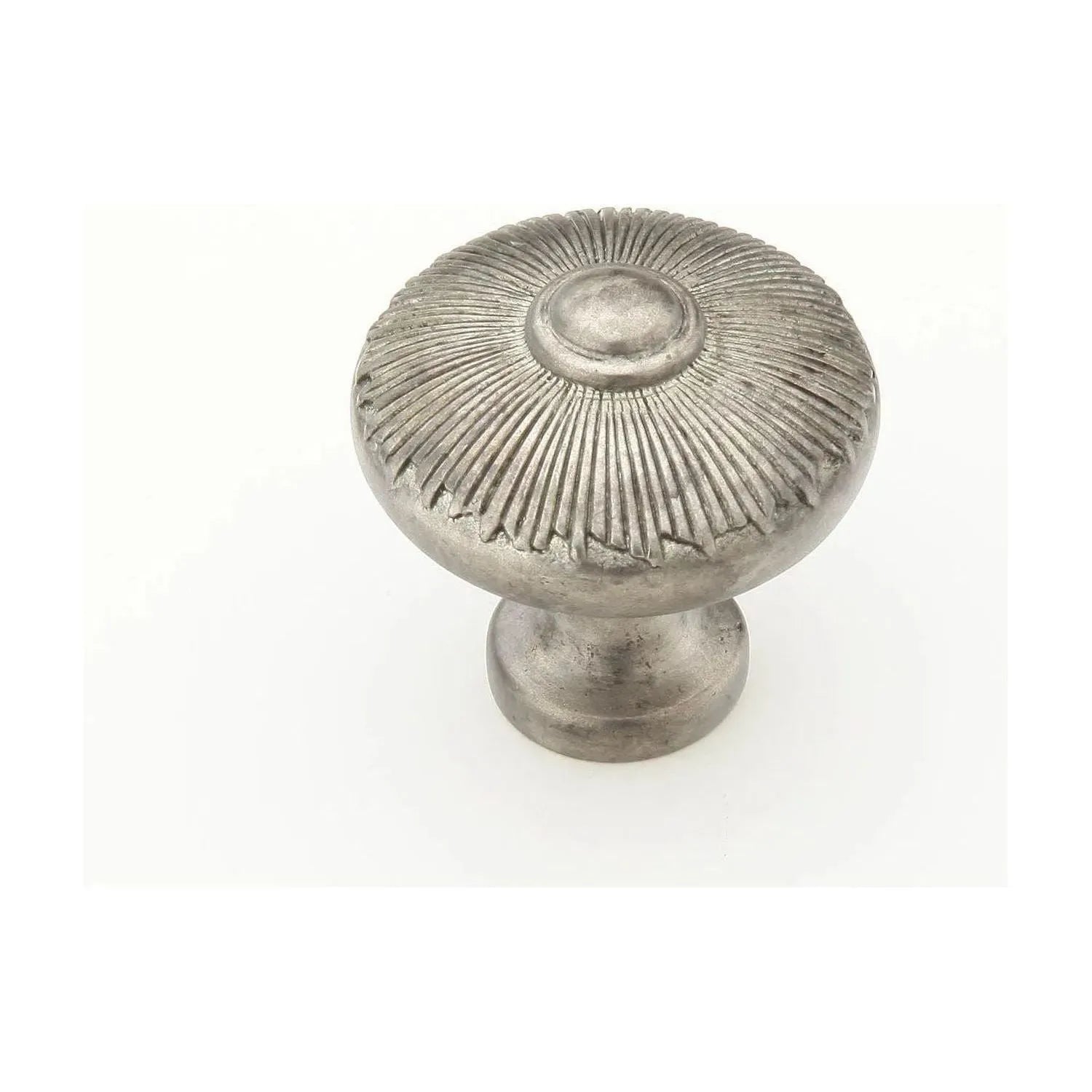 Schaub - Sunburst Round Knob - 974-SA | Montreal Lighting & Hardware
