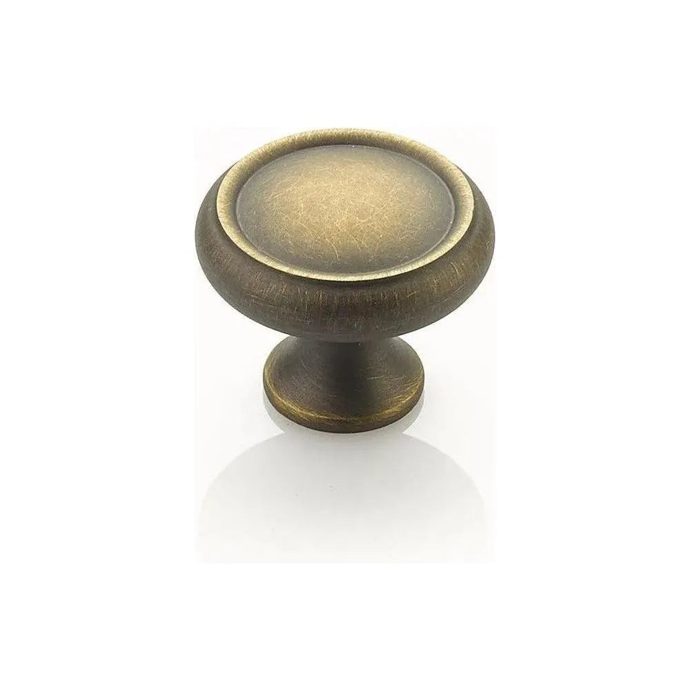 Schaub - Traditional Circle Knob - 711-ALB | Montreal Lighting & Hardware