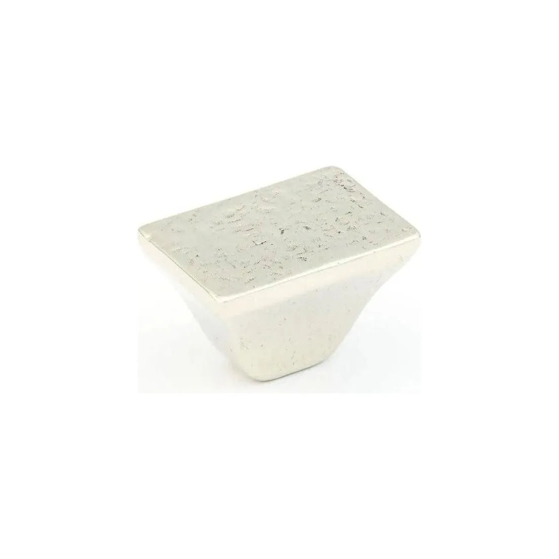 Schaub - Vinci Rectangle Knob - 814-PWB | Montreal Lighting & Hardware