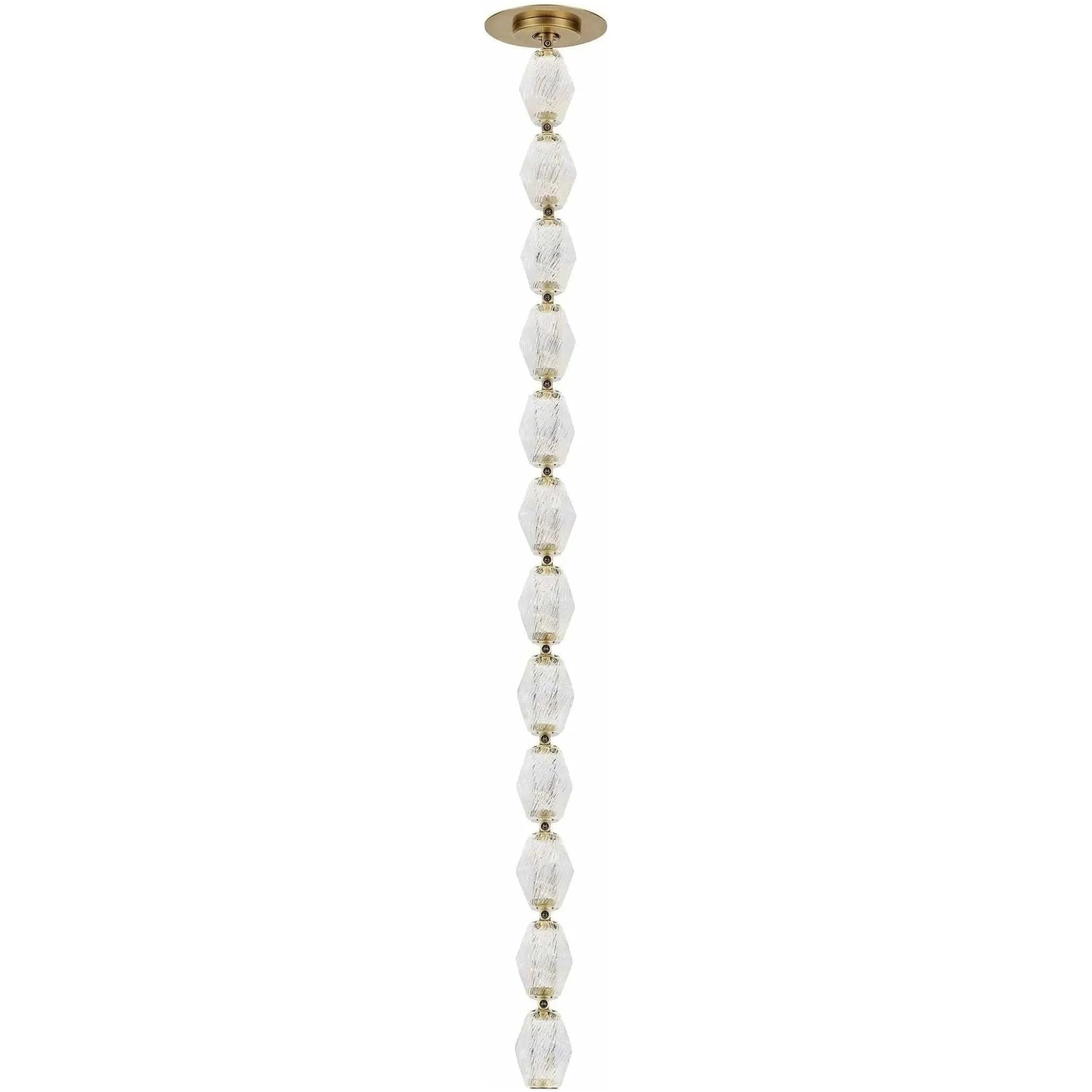 Visual Comfort Modern Collection - Collier LED Pendant - 700CLR36NB-LED930R | Montreal Lighting & Hardware