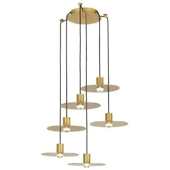Visual Comfort Modern Collection - Eaves LED Chandelier - 700TRSPEVS18TB-LED930120 | Montreal Lighting & Hardware