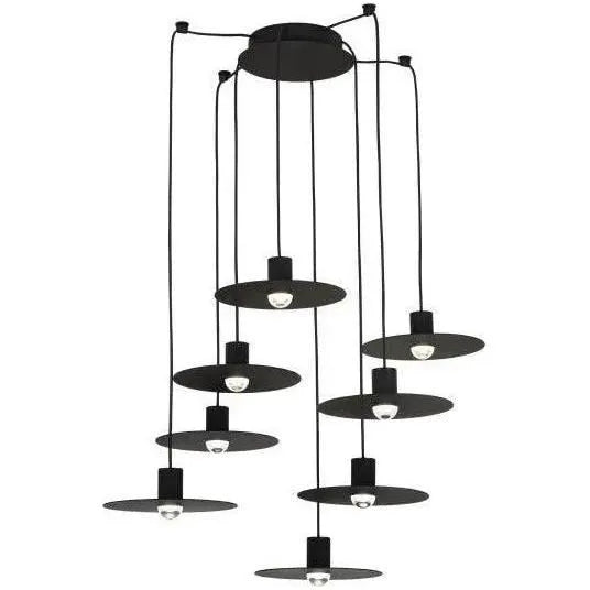 Visual Comfort Modern Collection - Eaves LED Chandelier - 700TRSPEVS18TB-LED930120 | Montreal Lighting & Hardware