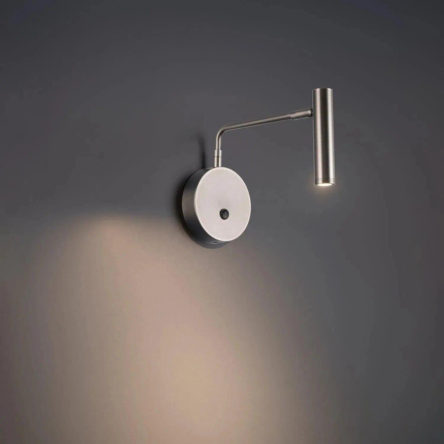 WAC Lighting - Sprig LED Swing Arm - BL-23210-BN | Montreal Lighting & Hardware