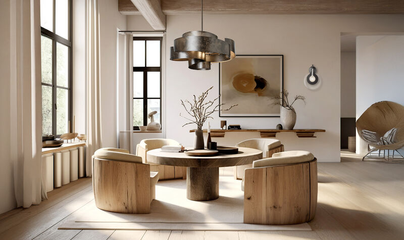 Lampscaping with Hubbardton Forge chandelier