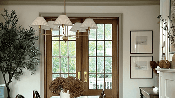 English countryside inspired chandelier