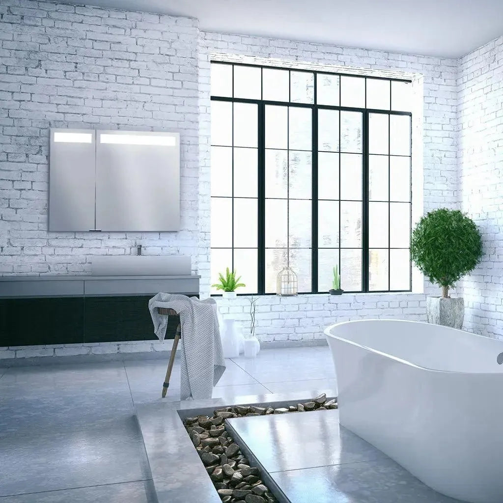 Sidler Mirrored Cabinets