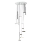 Pablo Designs SKY BLK 13 CHAND Sky LED Chandelier in Matte Black