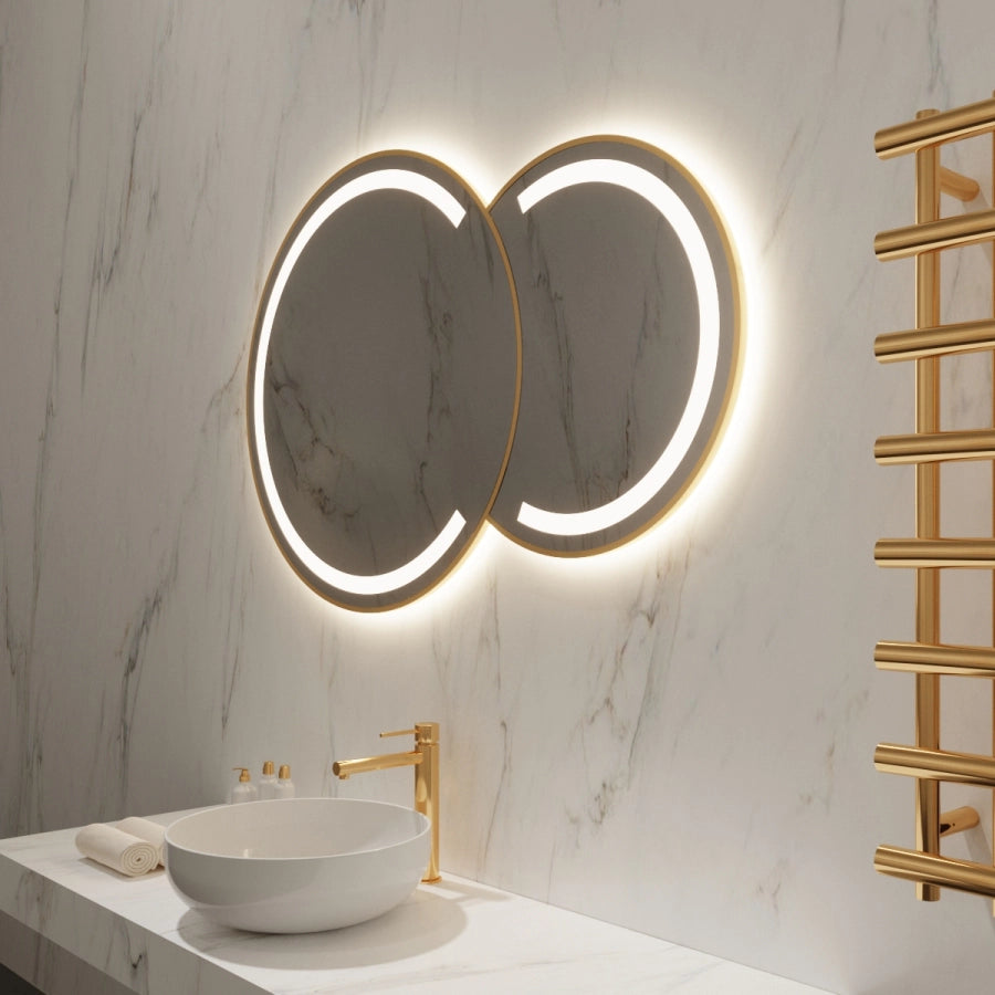 Bubble Harmony LED Mirror
