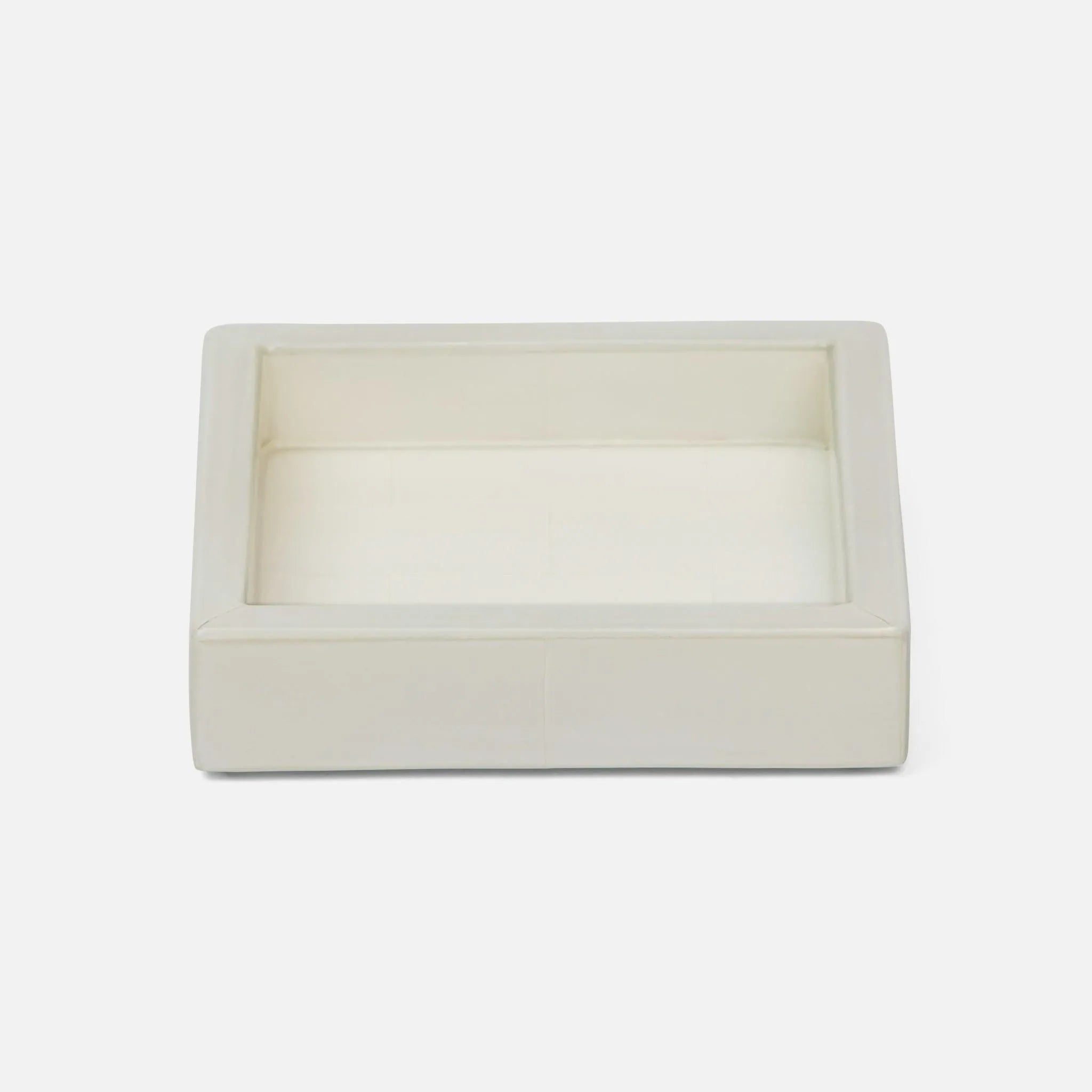 Pigeon and Poodle - PP000259 - Arles Soap Dish - Arles - White Faux Horn