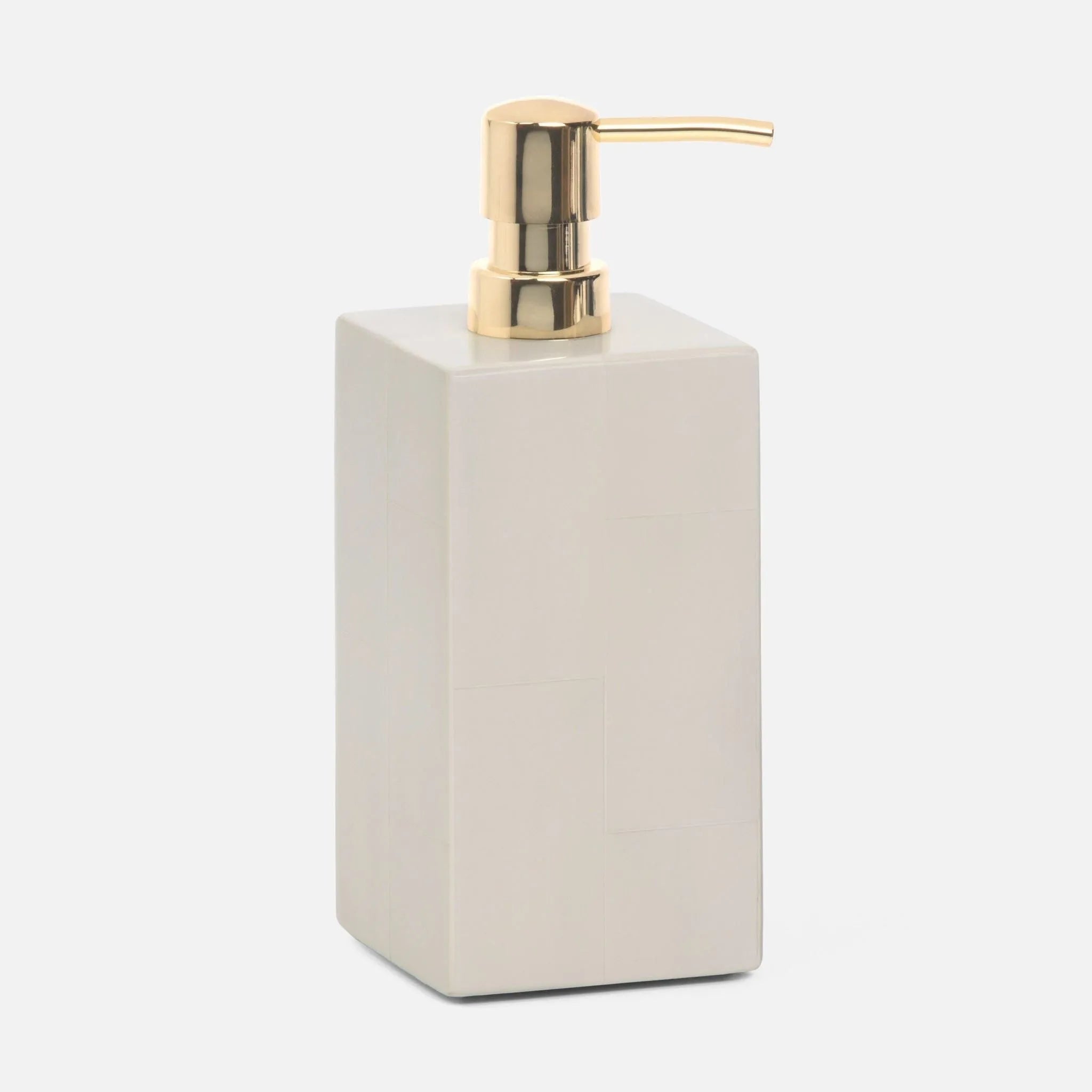 Pigeon and Poodle - PP000261 - Arles Xl Soap Pump - Arles - White Faux Horn