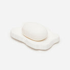 Pigeon and Poodle PP000343 Burma Soap Dish in White Porcelain