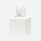Pigeon and Poodle PP000345 Burma Tissue Box in White Porcelain
