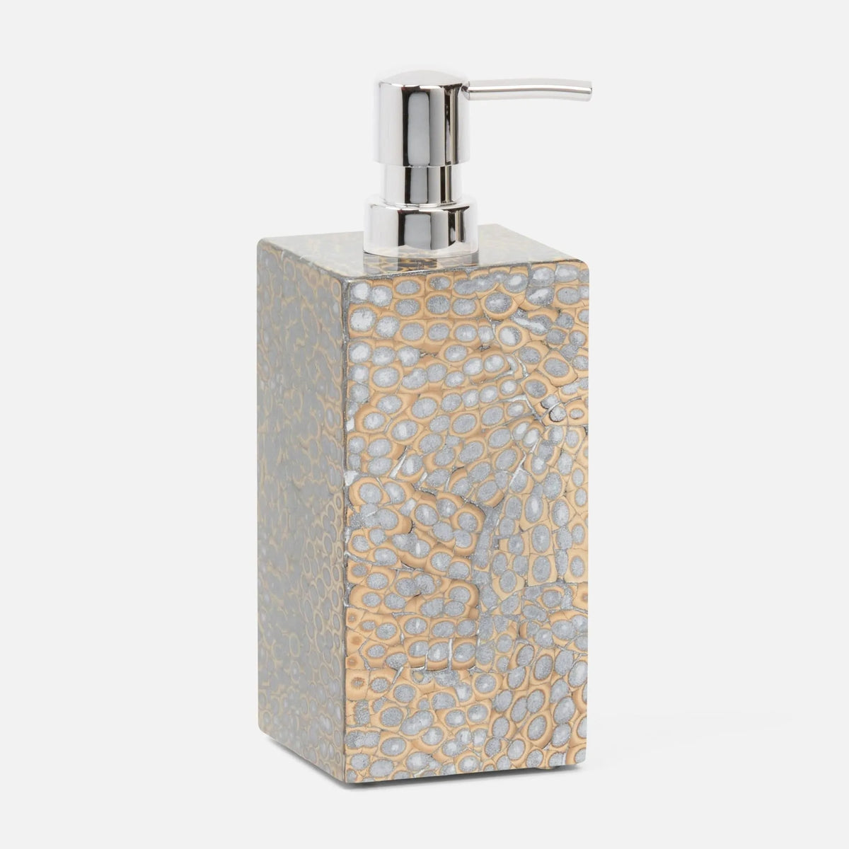 Pigeon and Poodle - PP000366 - Callas Xl Soap Pump - Callas - Silver Lacquered Eggshell